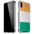 Ivory Coast Flag Distressed iPhone X/XS Clear Case